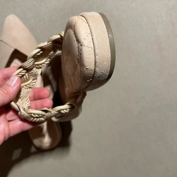 Birdies Swan Women's Tan Braided Slip-On Flats 7.5 NWOB - Picture 3 of 3